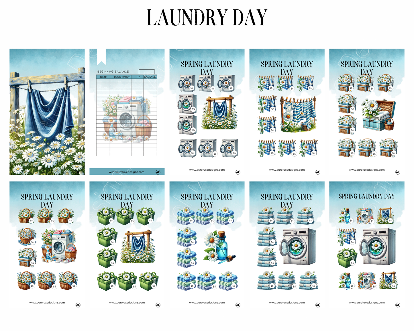 Spring Laundry Day Savings Bundle 10-Piece Set