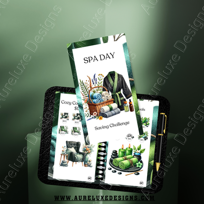 Spa Day 16-Piece Savings Challenge Card Set