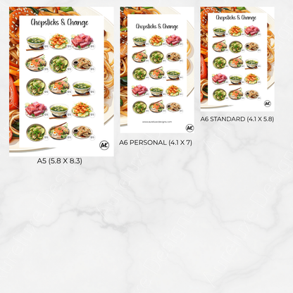 Chopsticks Change Savings Challenge Set 8-Piece Collection