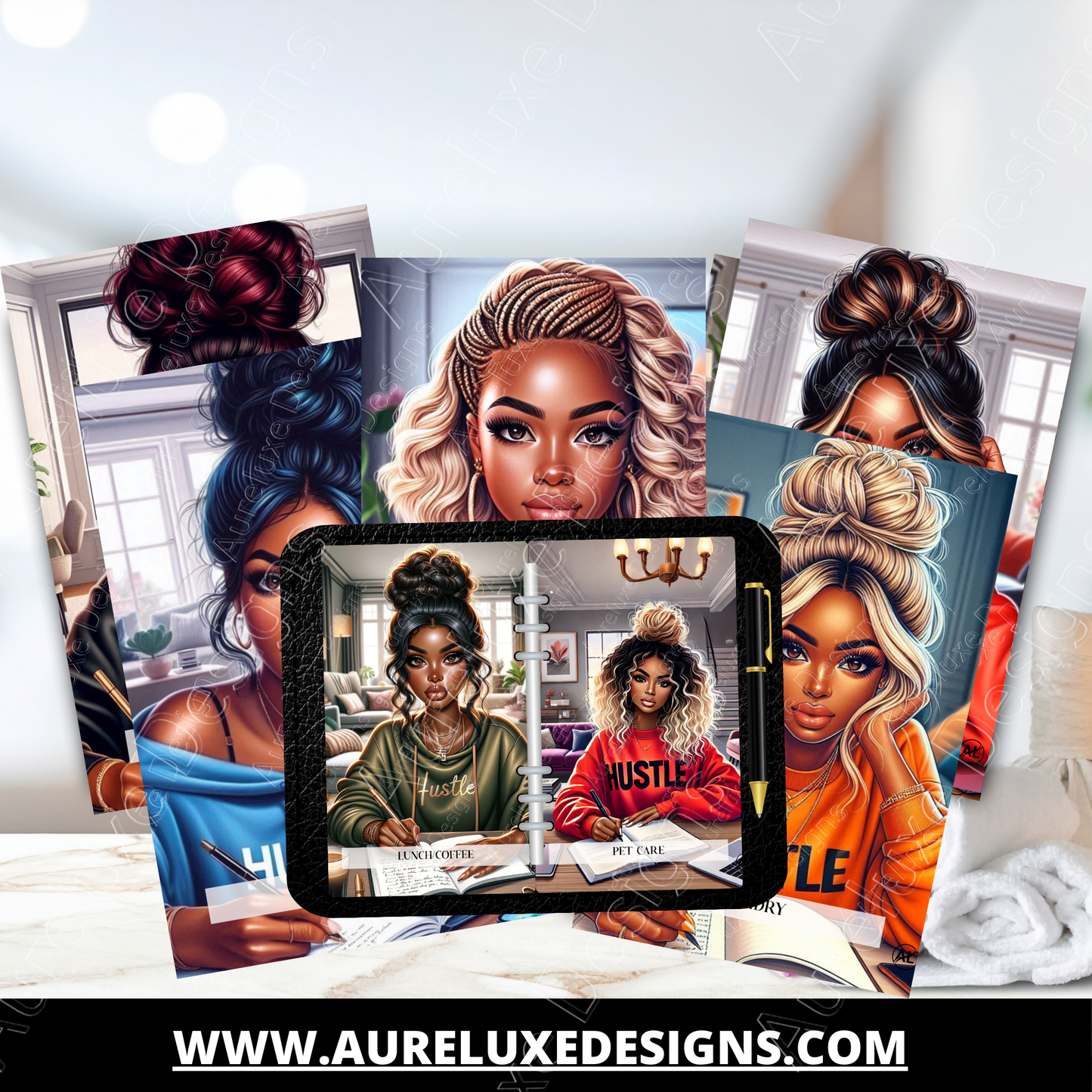 A5/A6 Hustle Binder Dashboard Set 34-Piece Laminated Savings Challenge Insert Collection