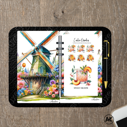 Easter Garden 6-Piece Cash Stuffing Envelope Savings Challenge