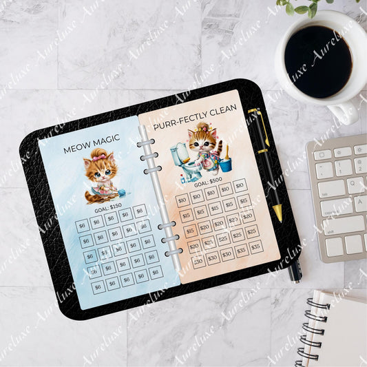 Purffectly Clean Savings Challenge Cards