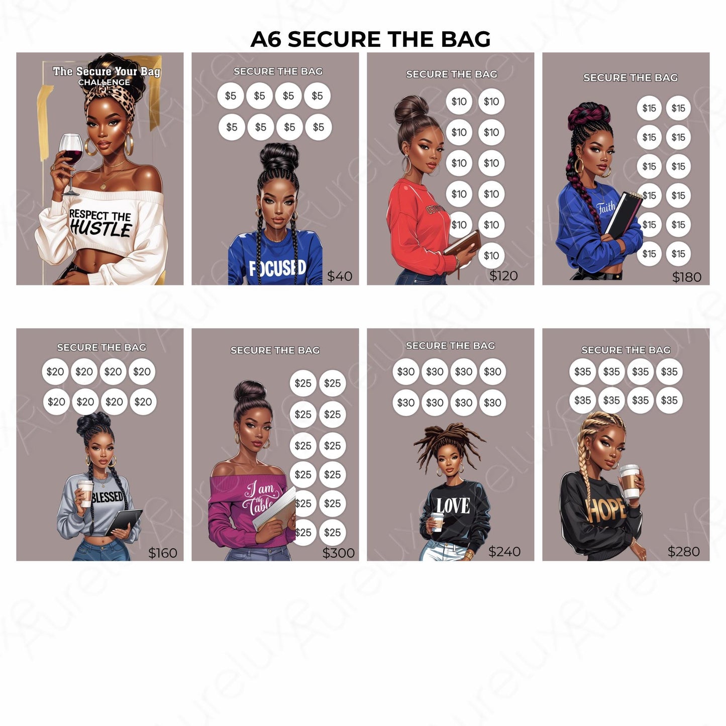 Secure the Bag – Savings Challenge Collection