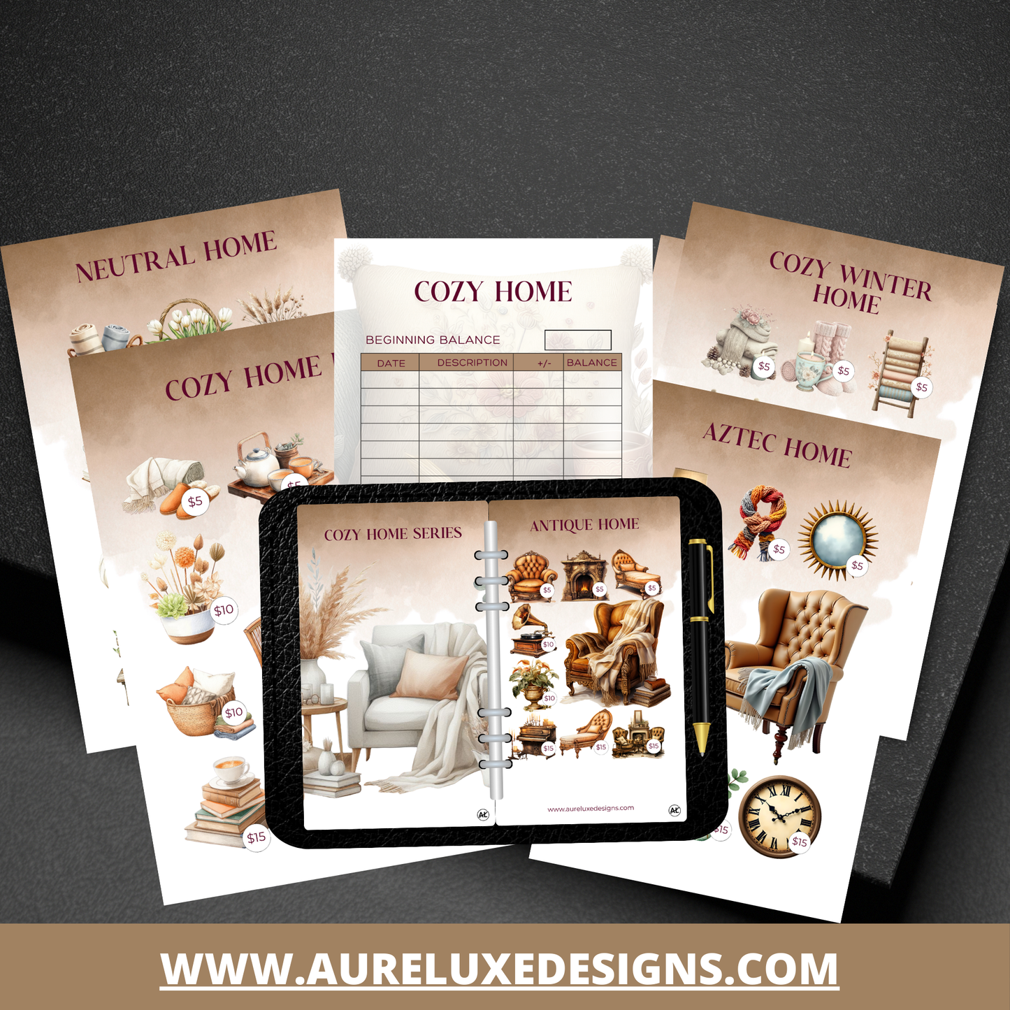 Cozy Home Collection: 8-Piece Savings Challenge Set