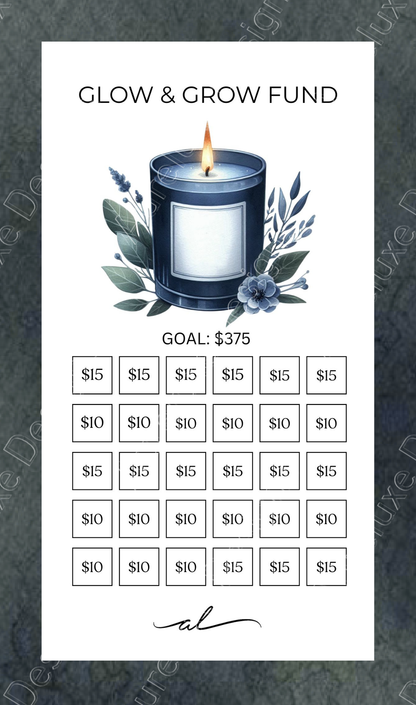 Printable Wealth & Abundance Savings Challenge Set