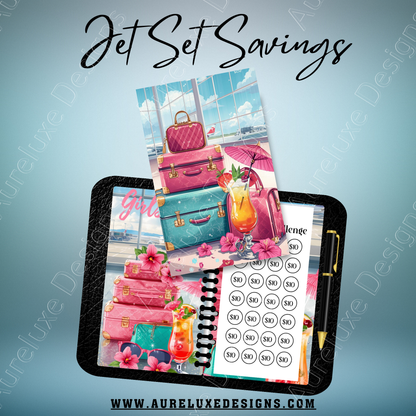 Girls Trip Savings Challenge Tropical Vacation Edition