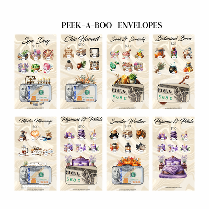 The Cozy Luxe Collection – Peek-A-Boo Envelopes (8 pc set)