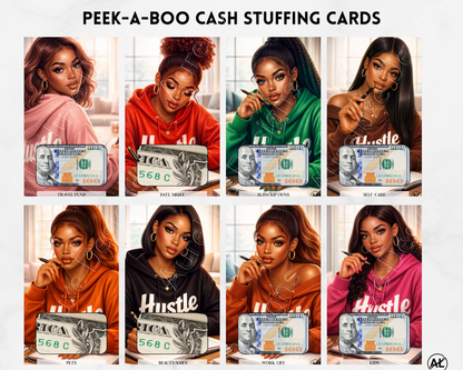 Peek-A-Boo Savings Cards Watch Your Money Grow