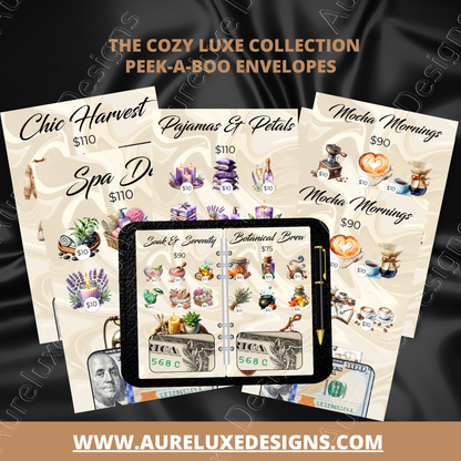 The Cozy Luxe Collection – Peek-A-Boo Envelopes (8 pc set)