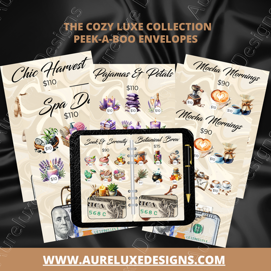 The Cozy Luxe Collection – Peek-A-Boo Envelopes (8 pc set)