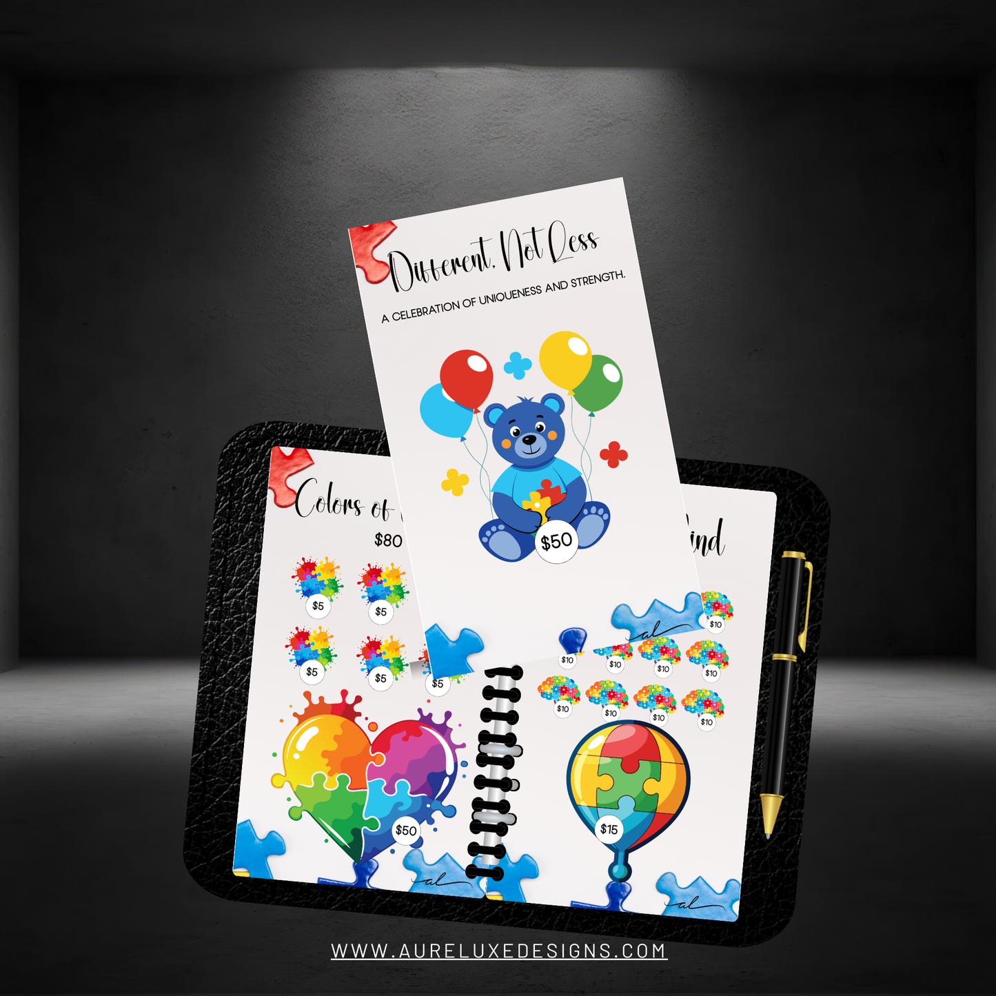 Autism Awareness Savings Challenge Bundle 8-Piece Collection
