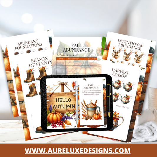Fall Abundance 14-Card Seasonal Savings Challenge Set