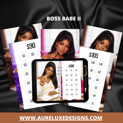 Boss Babe II Savings Challenge Luxury Energy. Realistic Numbers