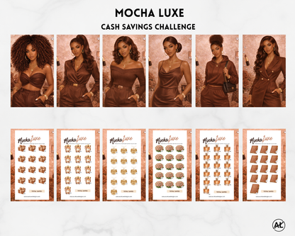 13- pc Mocha Luxe Savings Challenge Inserts