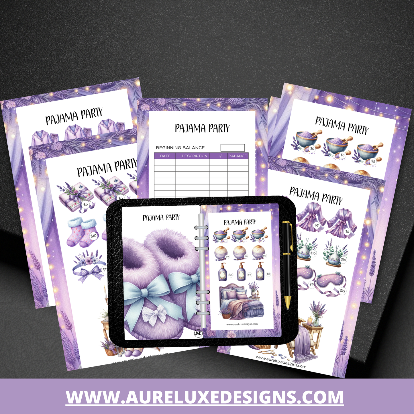 Pajama Party Savings Challenge Set 8-Piece Collection