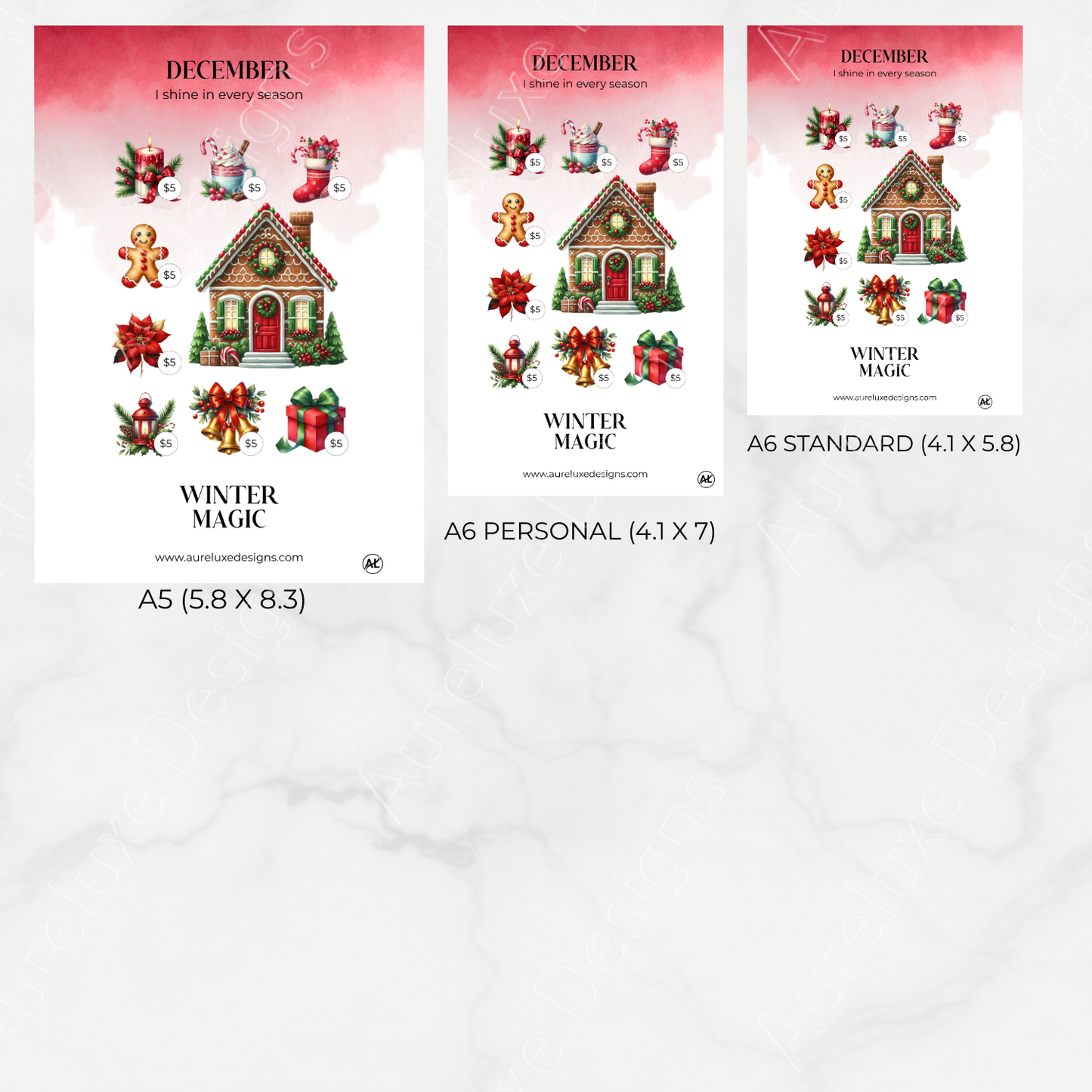 12 Fresh Start Monthly Savings Challenge Bundle  One Month. One Move.