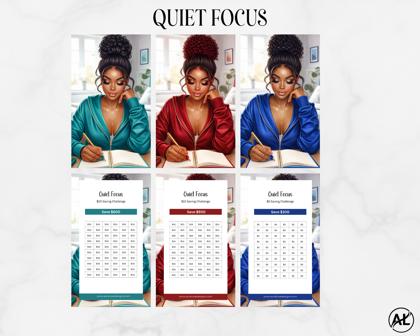 Quiet Focus Savings Challenge Set